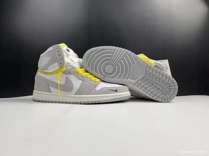 Rep CW6576-100 Switch Smoke Air Jordan High 1 Light 0503
